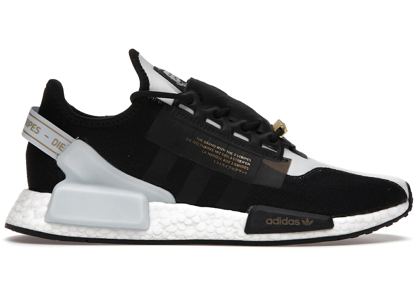 アディダス 黒いこと 黒いこと ゴールド 白いこと 白いこと スターウォーズ スニーカー メンズ ADIDAS NMD R1 V2 STAR WARS LANDO CALRISSIAN / BLACK GOLD WHITE