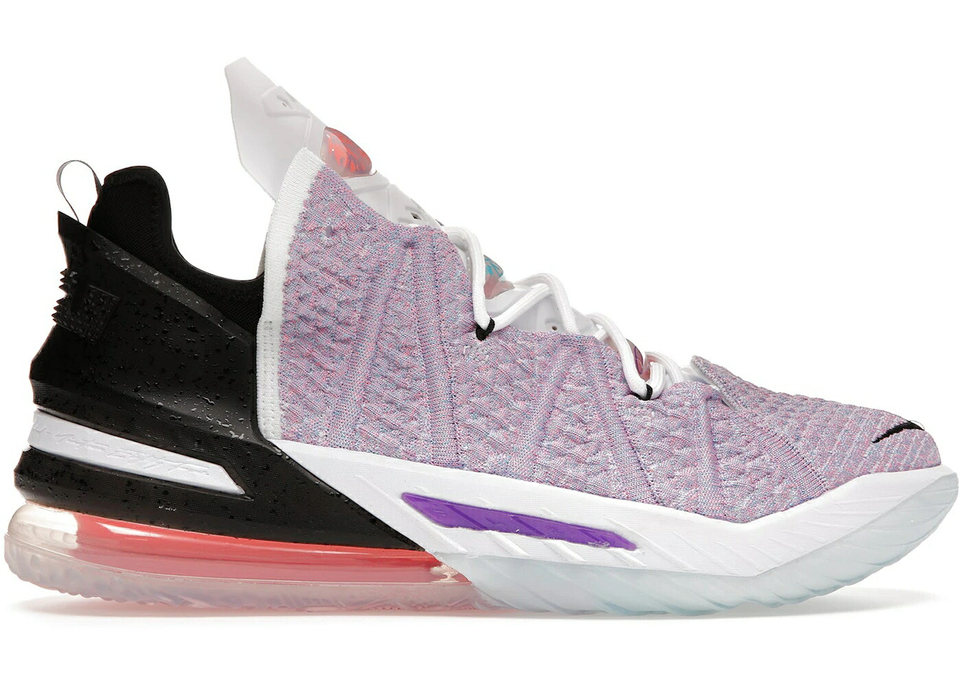 ナイキ レブロン 青碧 青碧 黒いこと 黒いこと スニーカー メンズ NIKE LEBRON 18 GRAFFITI BLUE MUTI-COLOR / MULTI COLOR BLACK CHLORINE BLUE