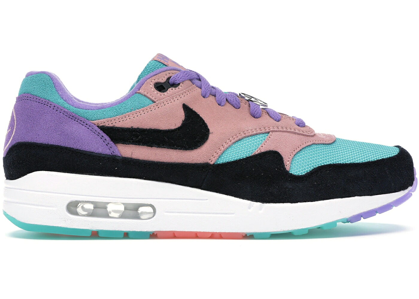 ナイキ マックス 紫 パープル 黒いこと 黒いこと 大気圏マックス スニーカー メンズ NIKE AIR MAX 1 HAVE A DAY / SPACE PURPLE BLACK BLEACHED