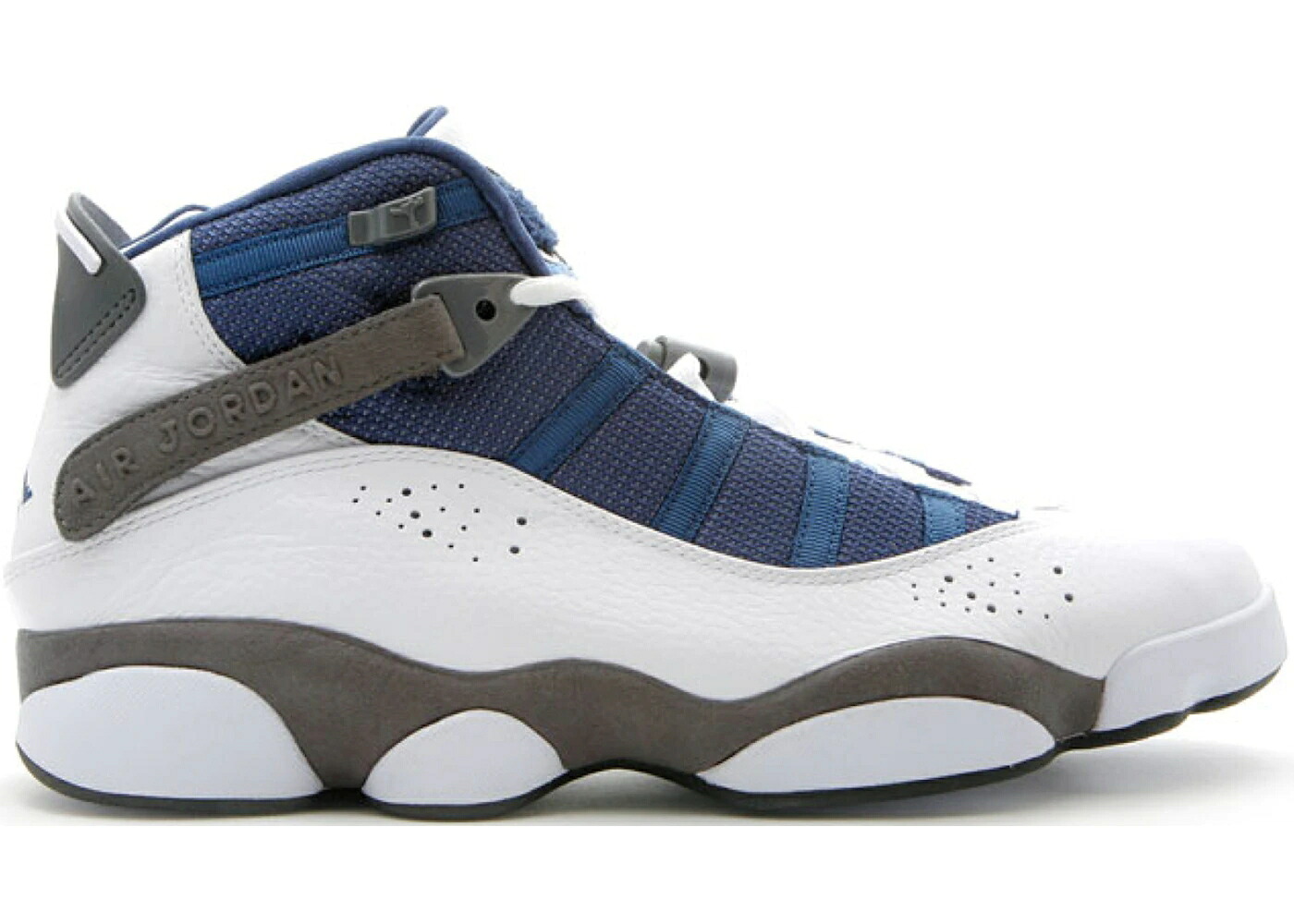 ナイキ ジョーダン リング 白色 ホワイト 青色 ブルー 灰色 グレー スニーカー メンズ JORDAN 6 RINGS FLINT / WHITE FRENCH BLUE FLINT GREY|スニケス
