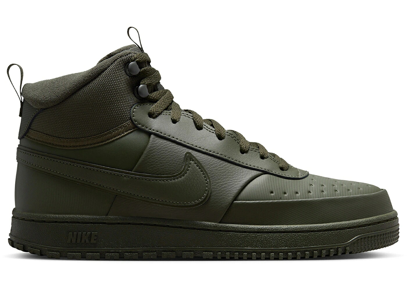 ナイキ 厚地の外套 ミッド 冬期 積貨委託貨物 カーキ スニーカー メンズ NIKE COURT VISION MID WINTER CARGO KHAKI SEQUOIA / CARGO KHAKI SEQUOIA SEQUOIA