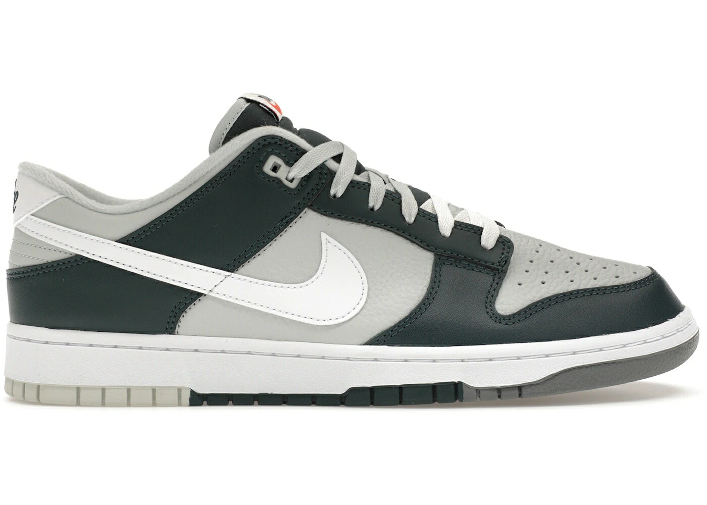ナイキ ダンク ディープ 白色 ホワイト 銀色 シルバー ダンクロー スニーカー メンズ NIKE DUNK LOW RETRO SPLIT DEEP JUNGLE / DEEP JUNGLE WHITE LIGHT SILVER