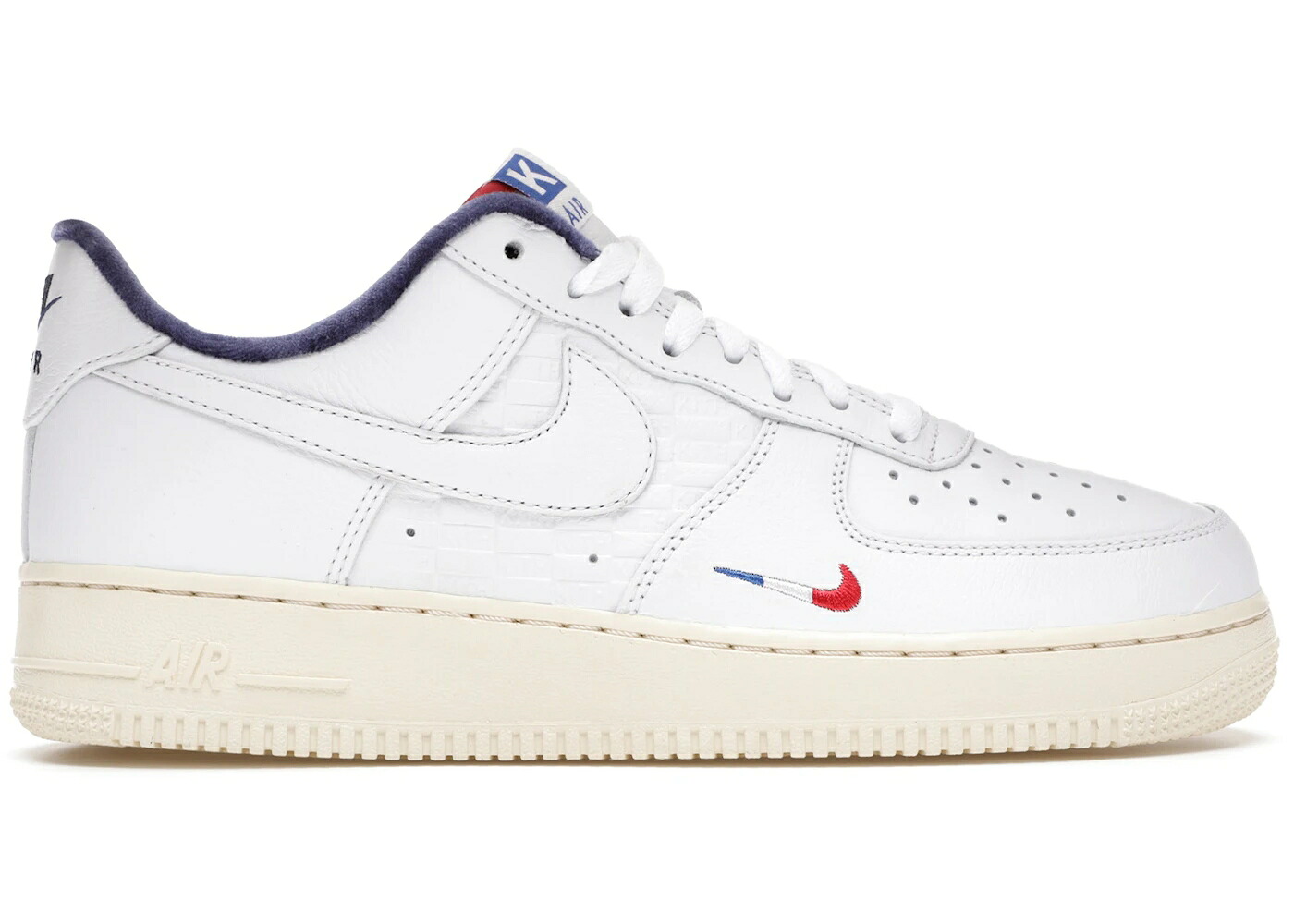 ナイキ 白いこと 白いこと 赤 赤いこと 紺色 米国海軍 空軍 スニーカー メンズ NIKE AIR FORCE 1 LOW KITH PARIS / WHITE RED NAVY