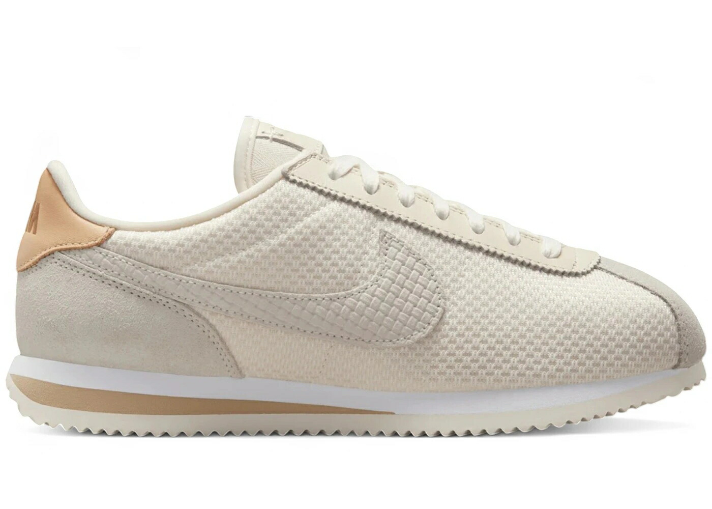 ナイキ コルテッツ パール 白色 ホワイト アイボリー WOMEN'S スニーカー レディース NIKE CORTEZ PEARL WHITE PALE IVORY MESH (WOMEN'S) / PEARL WHITE PALE IVORY VACHETTA