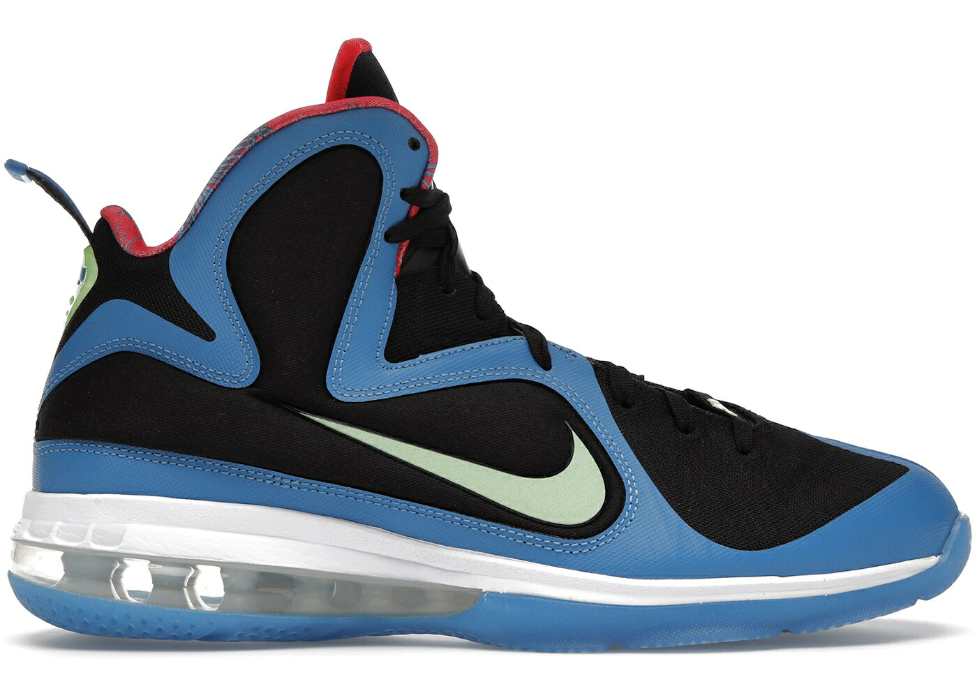 ナイキ レブロン 黒いこと 黒いこと 青味 青み 緑 緑であること サクラ色 スニーカー メンズ NIKE LEBRON 9 SOUTH COAST / BLACK HARBOR BLUE GREEN PINK