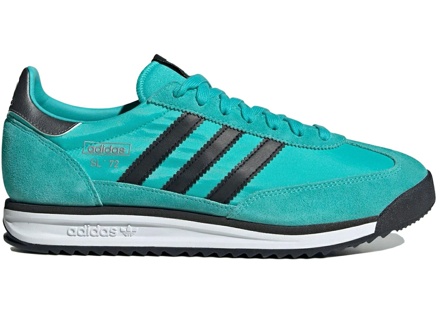 アディダス 野球クラブ 混雑時 中核グループ 黒いこと 黒いこと スニーカー メンズ ADIDAS SL 72 RS MERCEDES-AMG PETRONAS FORMULA ONE TEAM / SEMI MINT RUSH CORE BLACK CLOUD