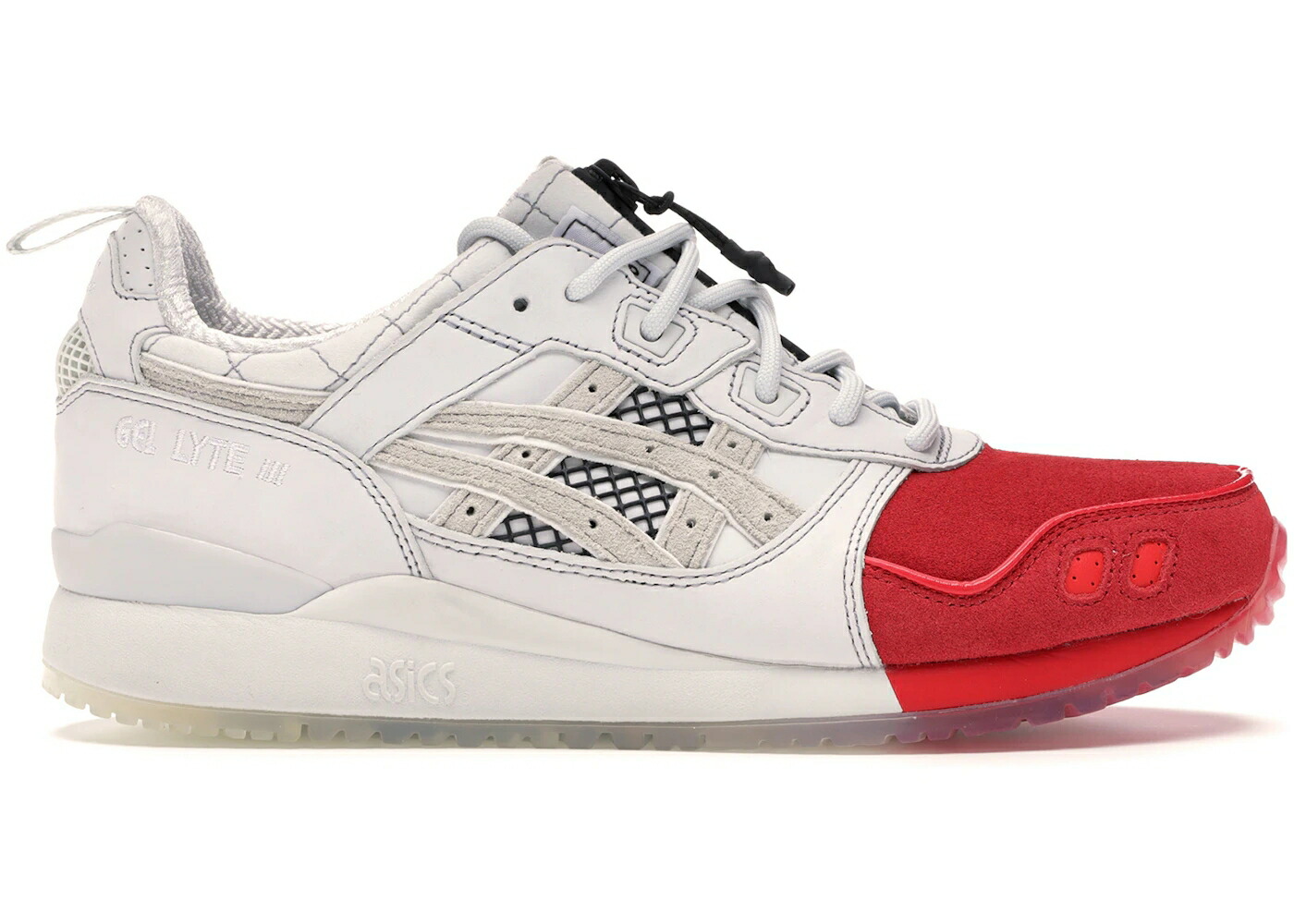 アシックス ゲルライト 白色 ホワイト 赤 レッド 青色 ブルー スニーカー メンズ ASICS GEL-LYTE III MITA SNEAKERS 30TH ANNIVERSARY / WHITE RED BLUE 71,170円