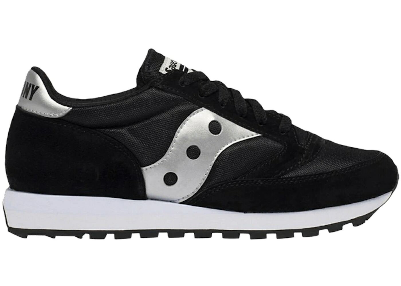 サッカニー ジャズ 黒色 ブラック 銀色 シルバー スニーカー メンズ SAUCONY JAZZ 81 BLACK SILVER / BLACK SILVER