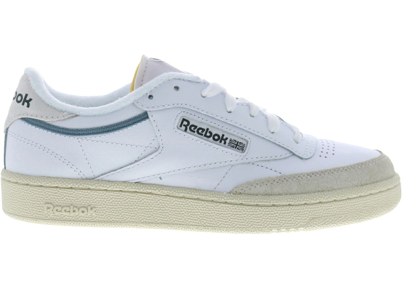 リーボック クラブ 白色 ホワイト 灰色 グレー スニーカー メンズ REEBOK CLUB C 85 WHITE GREY CHALK / WHITE WHITE CHALK
