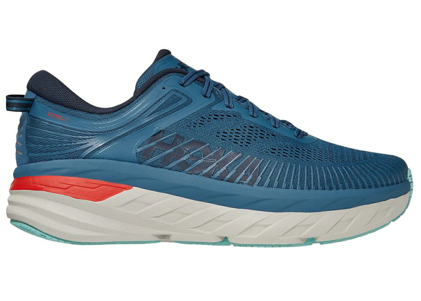ホカオネオネ レアル スニーカー メンズ HOKA ONE ONE HOKA ONE BONDI 7 REAL TEAL / REAL TEAL OUTER SPACE