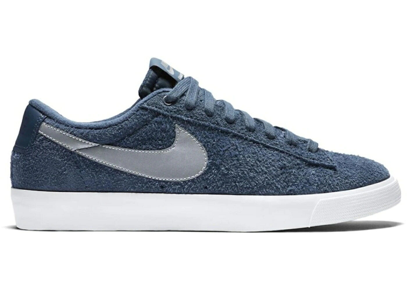 ナイキ エスビー ブレイザー 青色 ブルー 銀色 シルバー スニーカー メンズ NIKE SB BLAZER SQUADRON BLUE / SQUADRON BLUE METALLIC SILVER
