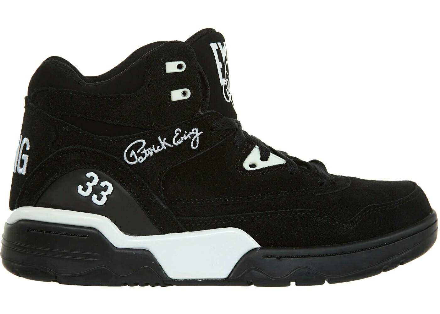 黒色 ブラック 白色 ホワイト スニーカー メンズ PATRICK EWING PATRICK EWING GUARD BLACK/WHITE / BLACK WHITE