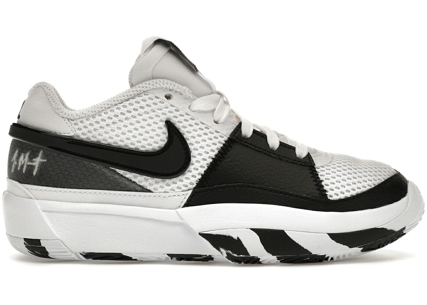 ナイキ 白色 ホワイト 黒色 ブラック 2.0 ジュニア キッズ NIKE JA 1 SCRATCH (GS) / WHITE WHITE BLACK ベビー マタニティ スニーカー