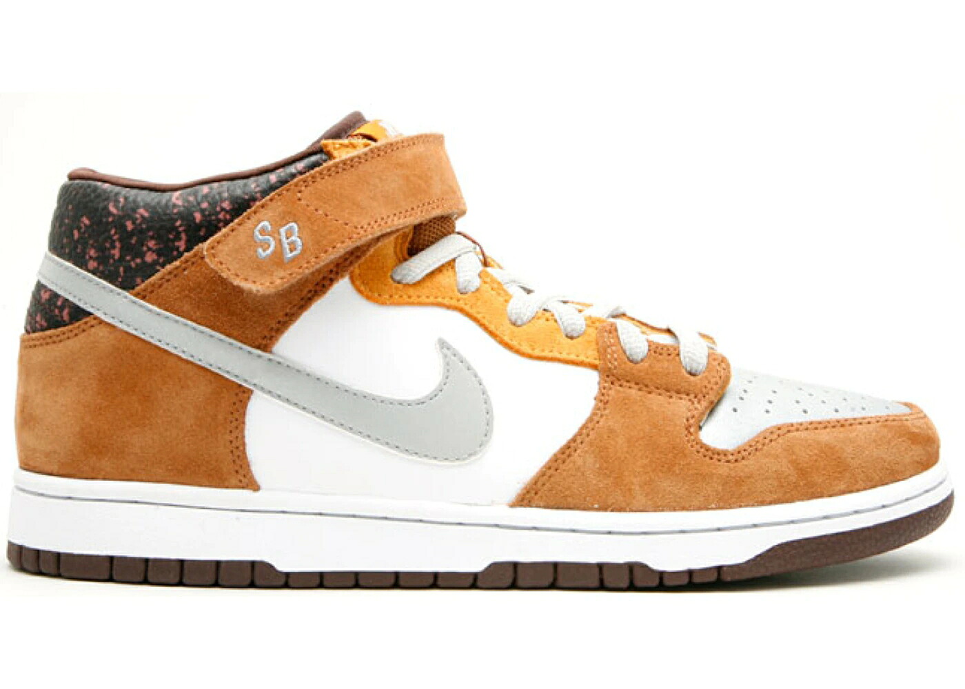 ナイキ エスビー ダンク ミッド 白色 ホワイト 銀色 シルバー スニーカー メンズ NIKE SB DUNK MID FENDER BASS / WHITE REFLECT SILVER｜スニケス