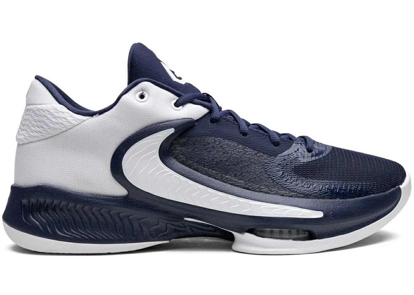 ナイキ ズーム 紺色 ネイビー 白色 ホワイト ズームフリーク スニーカー メンズ NIKE ZOOM FREAK 4 TB MIDNIGHT NAVY WHITE / MIDNIGHT NAVY WHITE WHITE