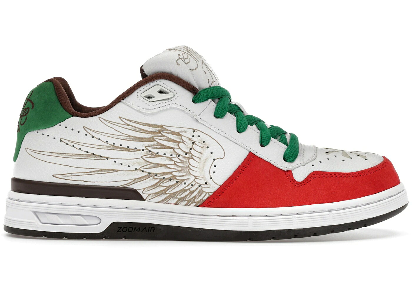 ナイキ ポール ズーム エリート 赤 レッド 白色 ホワイト スニーカー メンズ NIKE PAUL RODRIGUEZ ZOOM AIR ELITE WHITE/SPORT RED / WHITE SPORT RED|スニケス