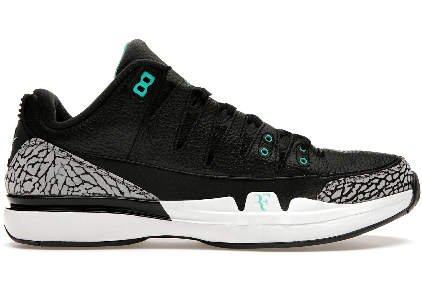 ナイキ 望遠レンズ 翡翆 ジェード 黒いこと 黒いこと 白いこと 白いこと スニーカー メンズ NIKE ZOOM VAPOR AJ3 ATMOS JADE / BLACK WHITE CLEAR JADE