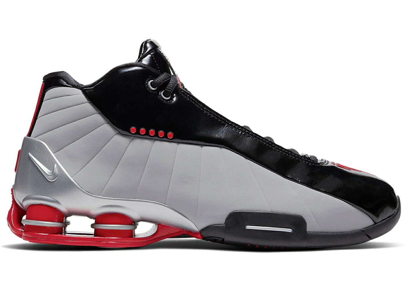 ナイキ ショックス 黒いこと 黒いこと 薄墨色 シメント 赤 赤いこと 薄墨色 スニーカー メンズ NIKE SHOX BB4 BLACK CEMENT RED / BLACK CEMENT GREY GYM RED