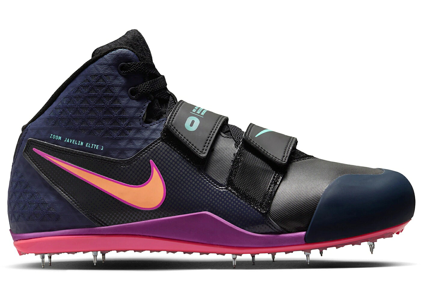 ナイキ 望遠レンズ ジャヴェリン ジャベリン エリート 黒いこと 黒いこと 橙 オレンジ色 クリムゾン スニーカー メンズ NIKE ZOOM JAVELIN ELITE 3 BLACK OBSIDIAN ORANGE PULSE / BLACK OBSIDIAN BRIGHT CRIMSON