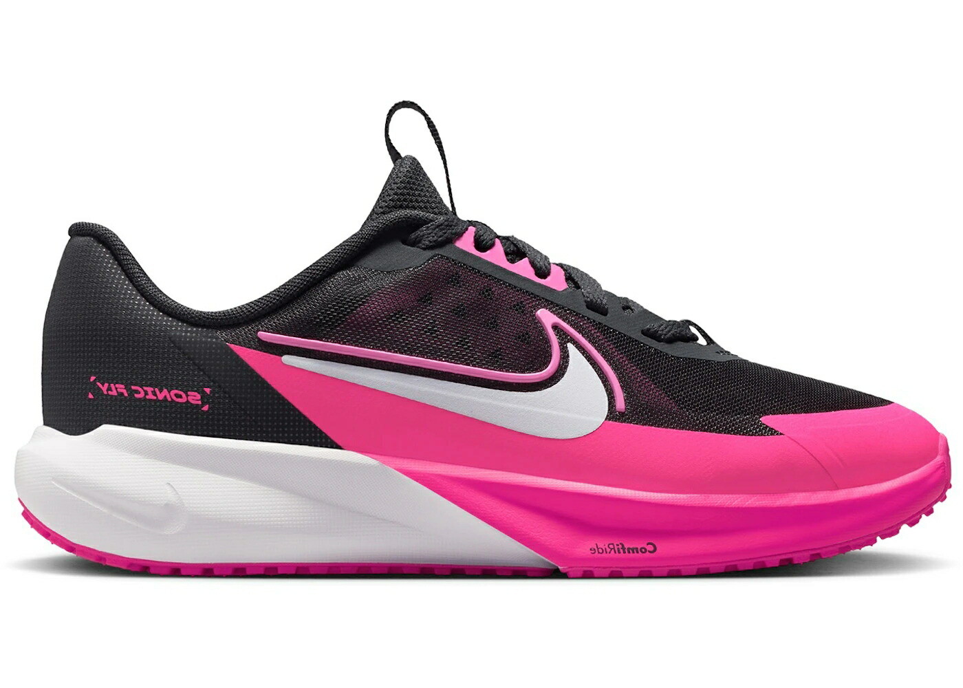 ナイキ サクラ色 クリムゾン お坊っちゃん キッズ NIKE SONIC FLY OFF NOIR HYPER PINK PLAYFUL BRIGHT CRIMSON (GS) / OFF NOIR HYPER PINK PLAYFUL PINK もの言う花 マタニティ スニーカー