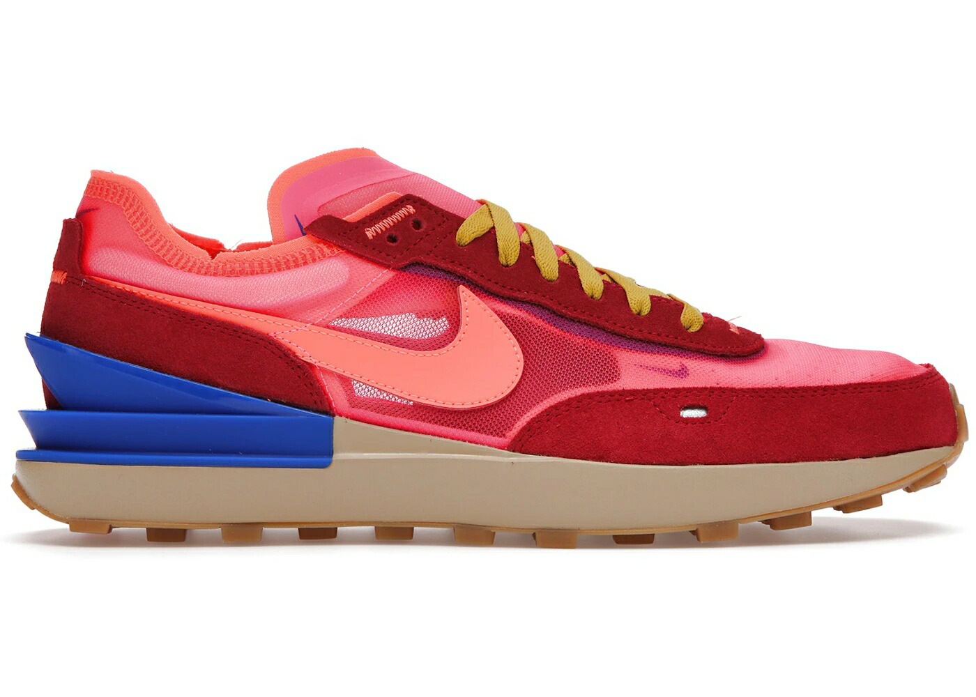 ナイキ ワッフル ピンク 赤 レッド スニーカー メンズ NIKE WAFFLE ONE POWERWALL BRS / HYPER PINK UNIVERSITY RED RACER