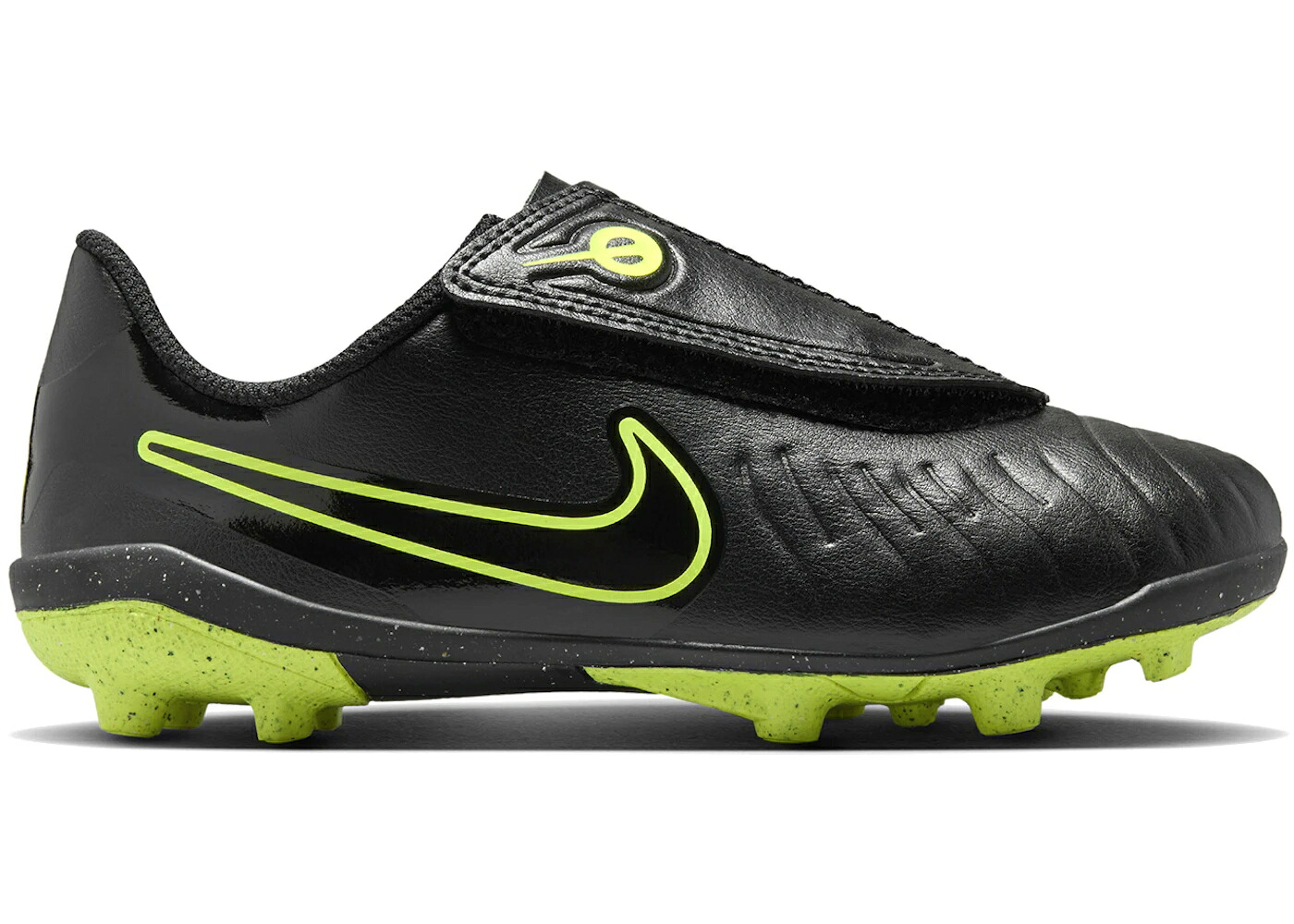 ナイキ ティエンポ レジェンド クラブ 黒色 ブラック ジュニア キッズ NIKE TIEMPO LEGEND 10 CLUB MG BLACK VOLT (PS) / BLACK VOLT ベビー マタニティ スニーカー