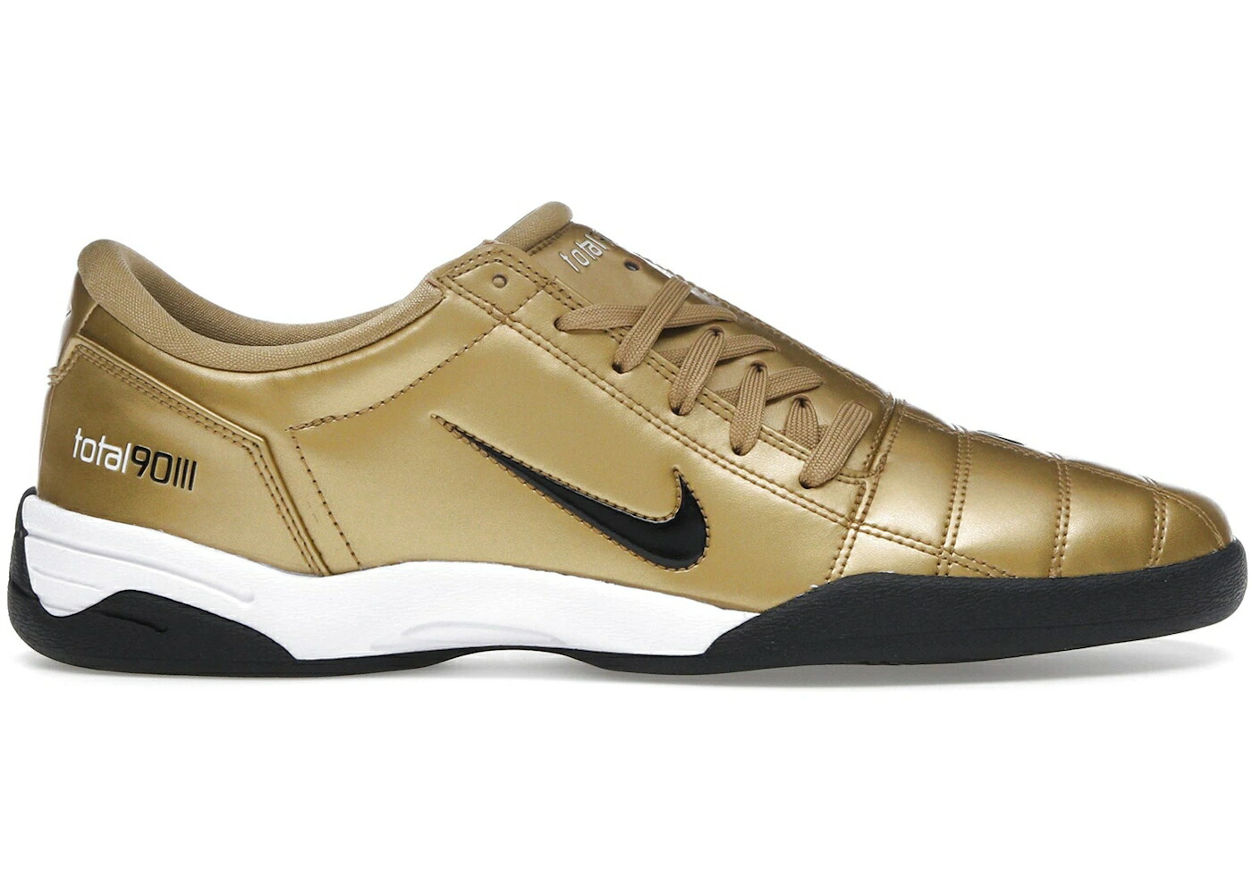 ナイキ ゴールド 黒いこと 黒いこと 白いこと 白いこと WOMEN\u0027S スニーカー レディース NIKE TOTAL 90 3 METALLIC GOLD BLACK (WOMEN\u0027S) / METALLIC GOLD WHITE BLACK
