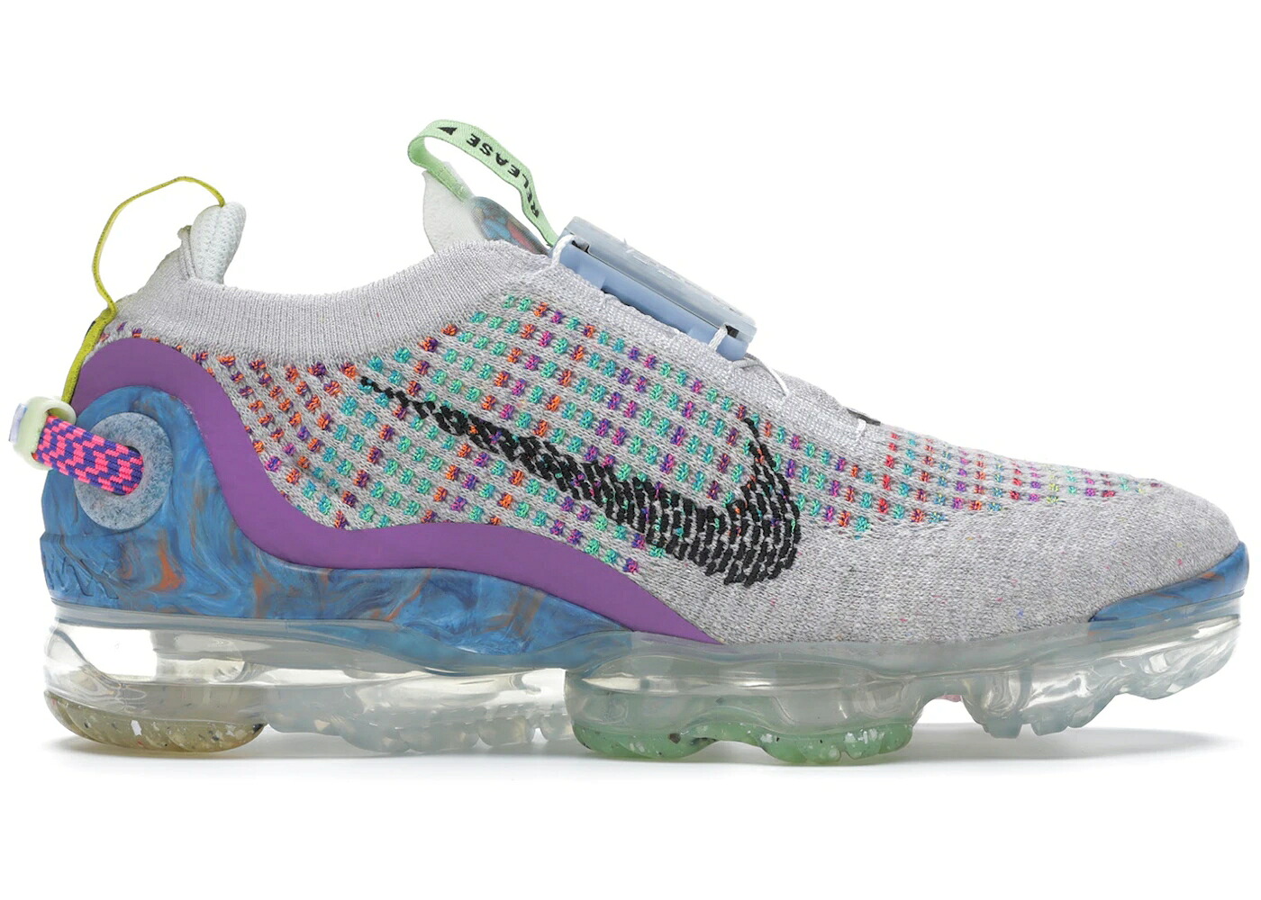 ナイキ ピュア プラチナム 黒色 ブラック エアヴェイパーマックス WOMEN'S スニーカー レディース NIKE AIR VAPORMAX 2020 PURE PLATINUM MULTICOLOR (WOMEN'S) / PURE PLATINUM BLACK MULTI COLOR|スニケス