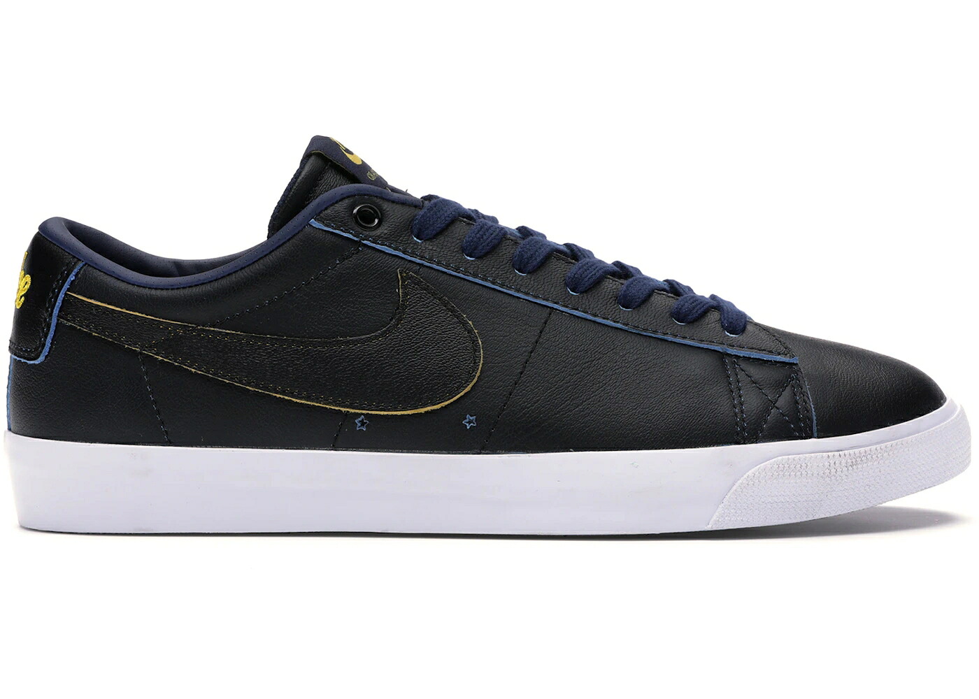 ナイキ エスビー 望遠レンズ ブレイザー ウォリアーズ 黒いこと 黒いこと スニーカー メンズ NIKE SB ZOOM BLAZER LOW GT NBA WARRIORS / BLACK BLACK AMARILLO COAST
