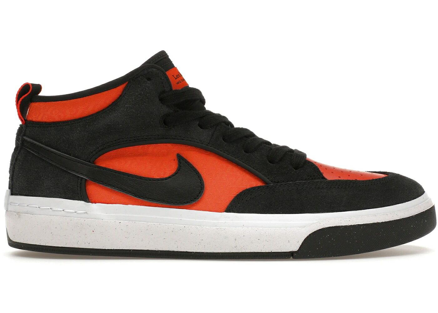 ナイキ エスビー リアクト 黒色 ブラック 橙 オレンジ スニーカー メンズ NIKE SB REACT LEO BLACK ELECTRO ORANGE / BLACK BLACK ORANGE ELECTRO
