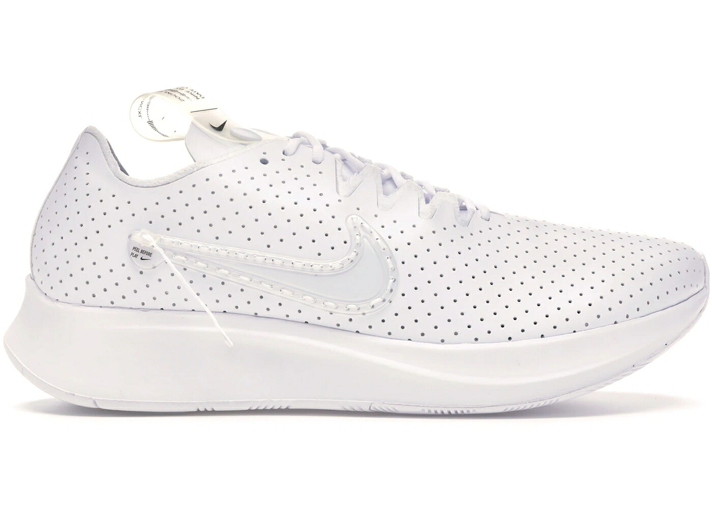 ナイキ 望遠レンズ 白いこと 白いこと 望遠レンズ飛球 スニーカー メンズ NIKE ZOOM FLY 2 NOISE CANCELLING PACK SHALANE FLANAGAN / WHITE WHITE WHITE
