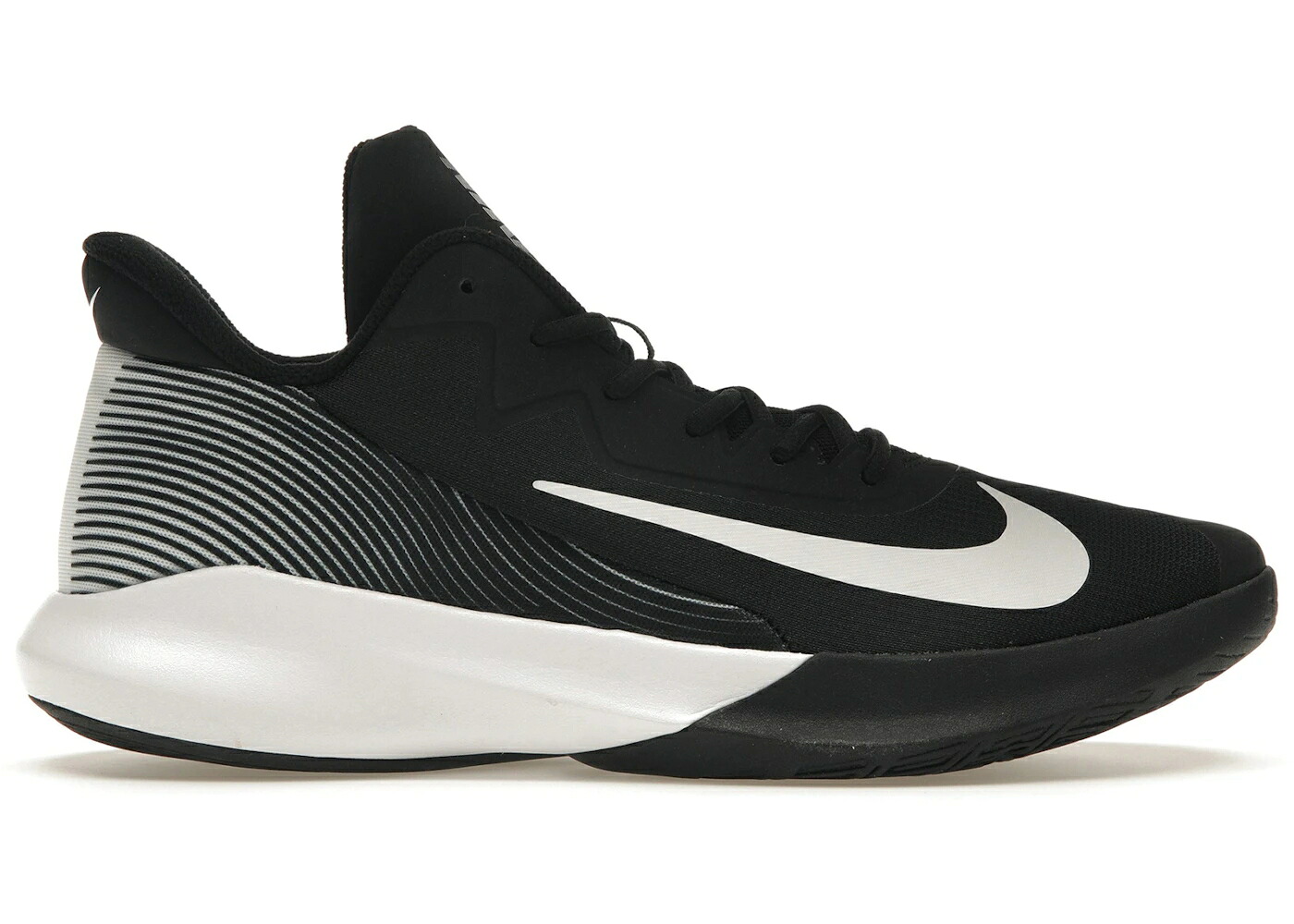 ナイキ 黒いこと 黒いこと 白いこと 白いこと スニーカー メンズ NIKE PRECISION 4 BLACK WHITE / BLACK WHITE