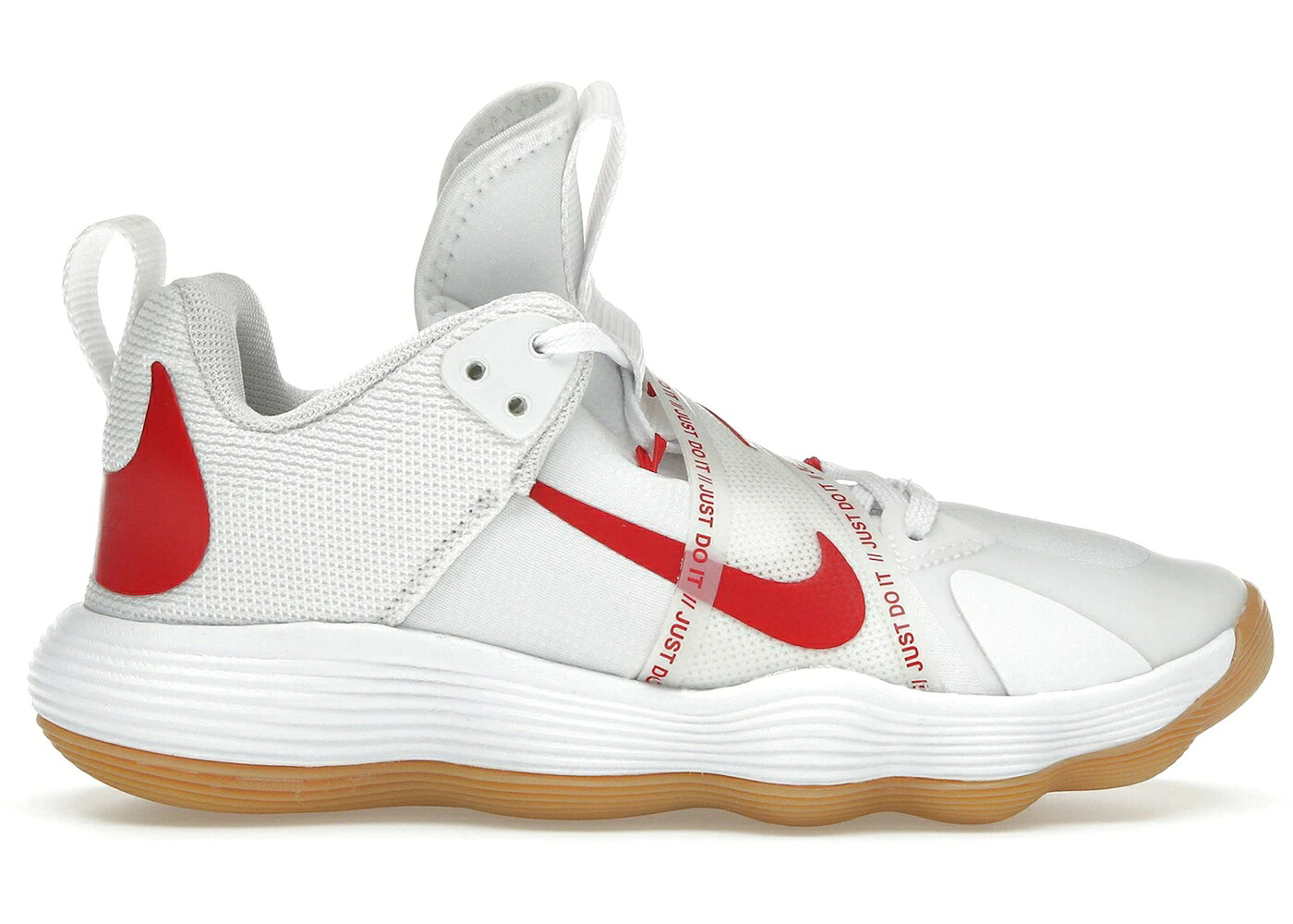 ナイキ リアクト 赤 レッド 白色 ホワイト 茶色 ブラウン WOMEN'S スニーカー レディース NIKE REACT HYPERSET UNIVERSITY RED GUM (WOMEN'S) / WHITE GUM LIGHT BROWN UNIVERSITY｜スニケス