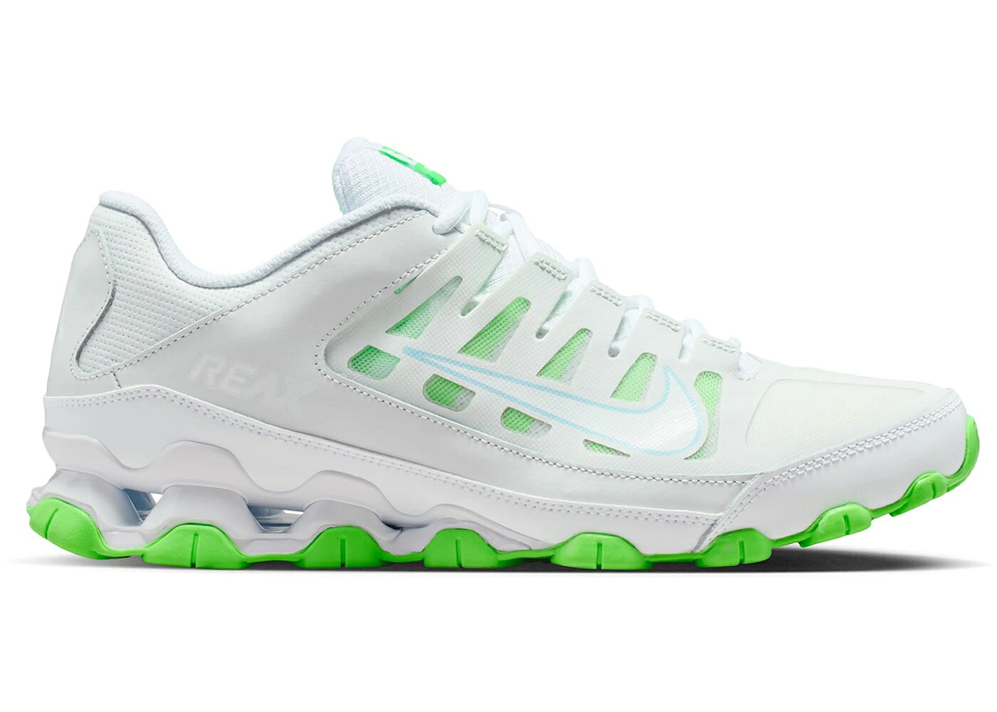 ナイキ 白いこと 白いこと 緑 緑であること ストライク 青味 青み スニーカー メンズ NIKE REAX 8 TR OFF WHITE GREEN STRIKE GLACIER BLUE / OFF WHITE GREEN STRIKE GLACIER