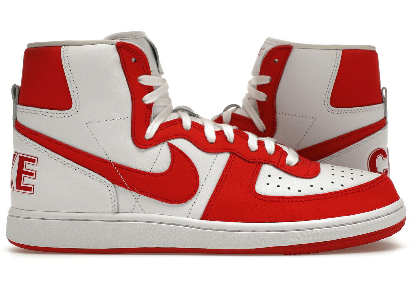 ナイキ ターミネーター ご機嫌 赤 赤いこと 白いこと 白いこと コムデ給仕 スニーカー メンズ NIKE TERMINATOR HIGH SP COMME DES GARCONS HOMME PLUS RED / WHITE UNIVERSITY RED