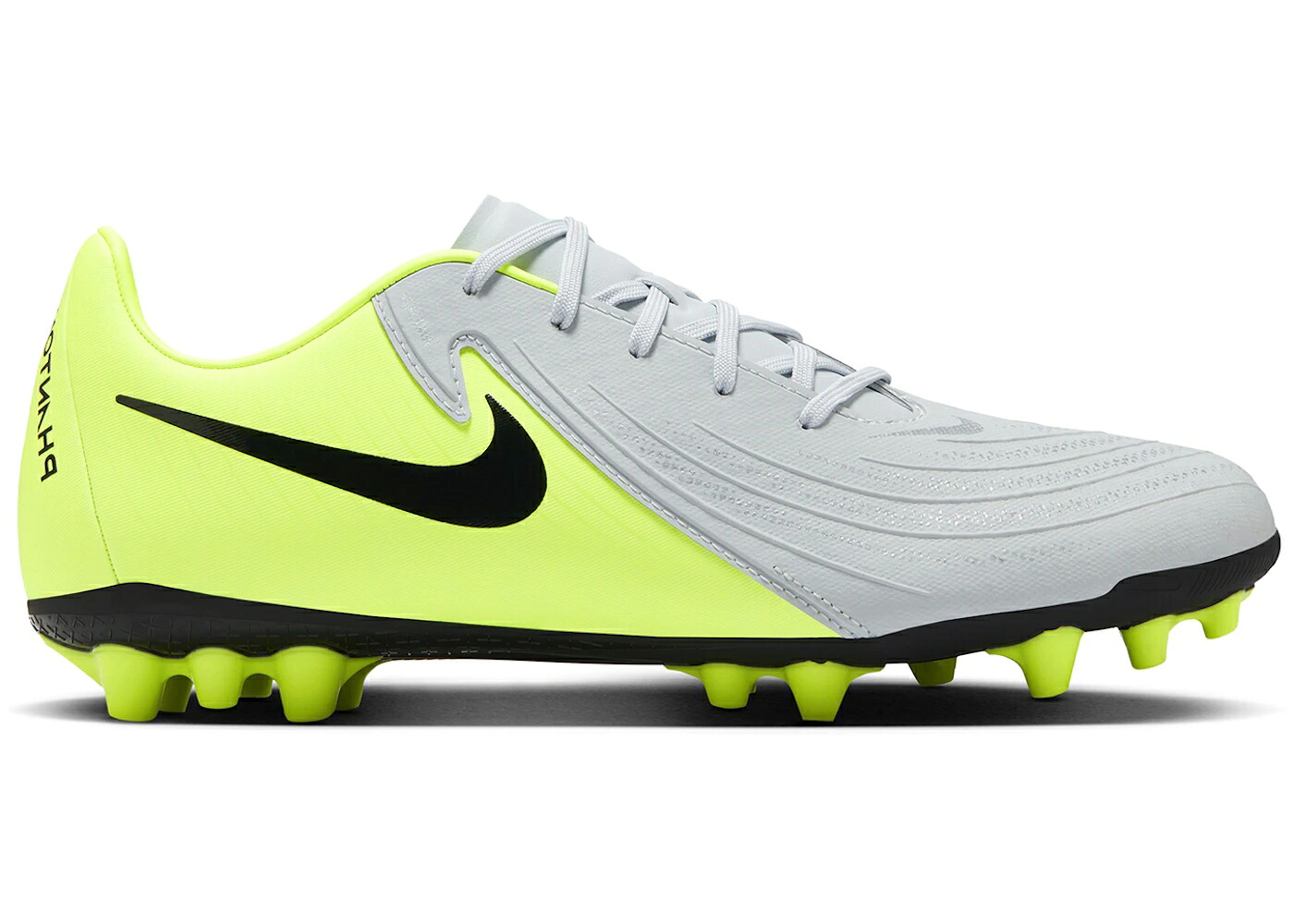 ナイキ 翰林院 しろがね色 しろがね色 黒いこと 黒いこと スニーカー メンズ NIKE PHANTOM GX 2 ACADEMY AG METALLIC SILVER VOLT BLACK / METALLIC SILVER VOLT BLACK