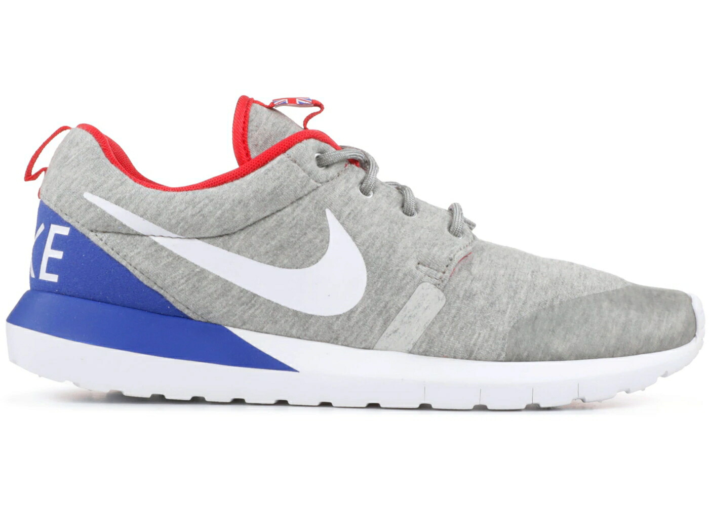 ナイキ ラン 灰色 グレー ヘザー 白色 ホワイト スニーカー メンズ NIKE ROSHE RUN SP GREAT BRITAIN / GREY HEATHER WHITE UNIVERSITY