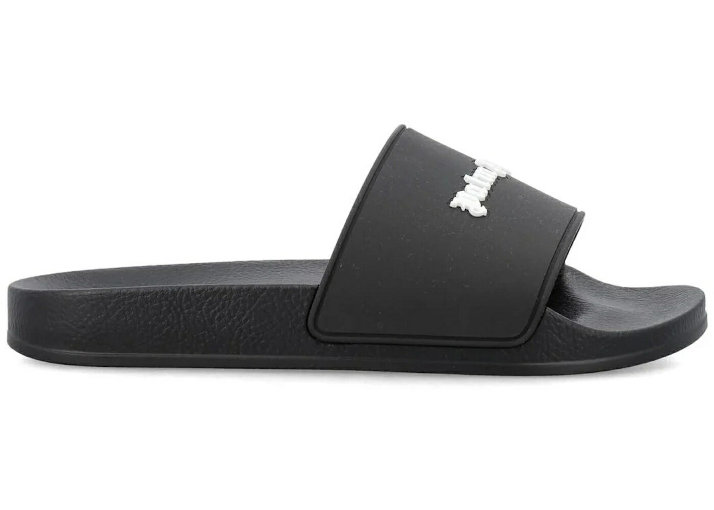 パームエンジェルス エンゼルス ロゴ 黒色 ブラック 白色 ホワイト スニーカー メンズ PALM ANGELS PALM ANGELS LOGO SLIDES BLACK/WHITE / BLACK WHITE