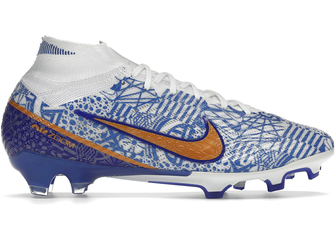 ナイキ 望遠レンズ エリート 白いこと 白いこと 調和 コン吊りひも 青味 青み スニーカー メンズ NIKE ZOOM MERCURIAL SUPERFLY 9 ELITE CR7 FG AZULEJO / WHITE CONCORD MEDIUM BLUE