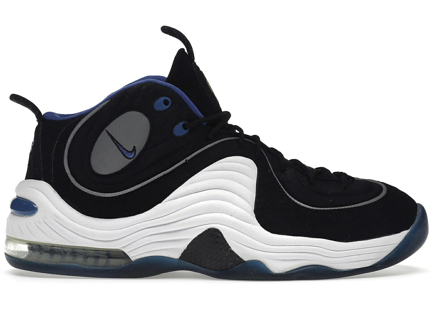 ナイキ ペニー 黒色 ブラック 白色 ホワイト スニーカー メンズ NIKE PENNY II BLACK ROYAL / BLACK VARSITY ROYAL WHITE｜スニケス