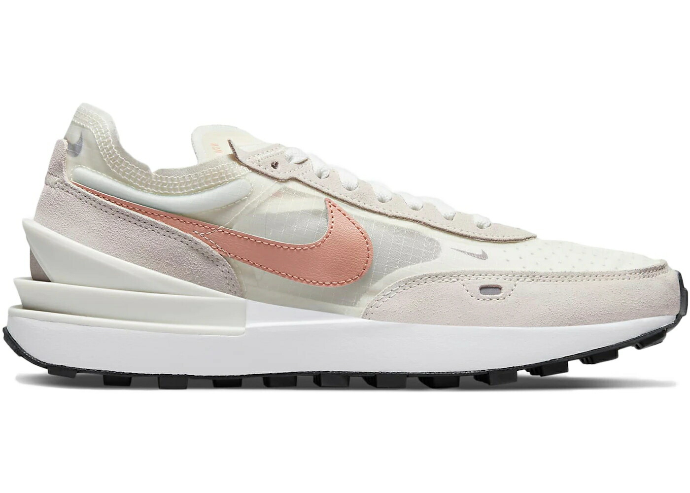 ナイキ ワーヘル サクラ色 白いこと 白いこと 黒いこと 黒いこと WOMEN\u0027S スニーカー レディース NIKE WAFFLE ONE SAIL ROSE WHISPER (WOMEN\u0027S) / SAIL WHITE BLACK ROSE WHISPER