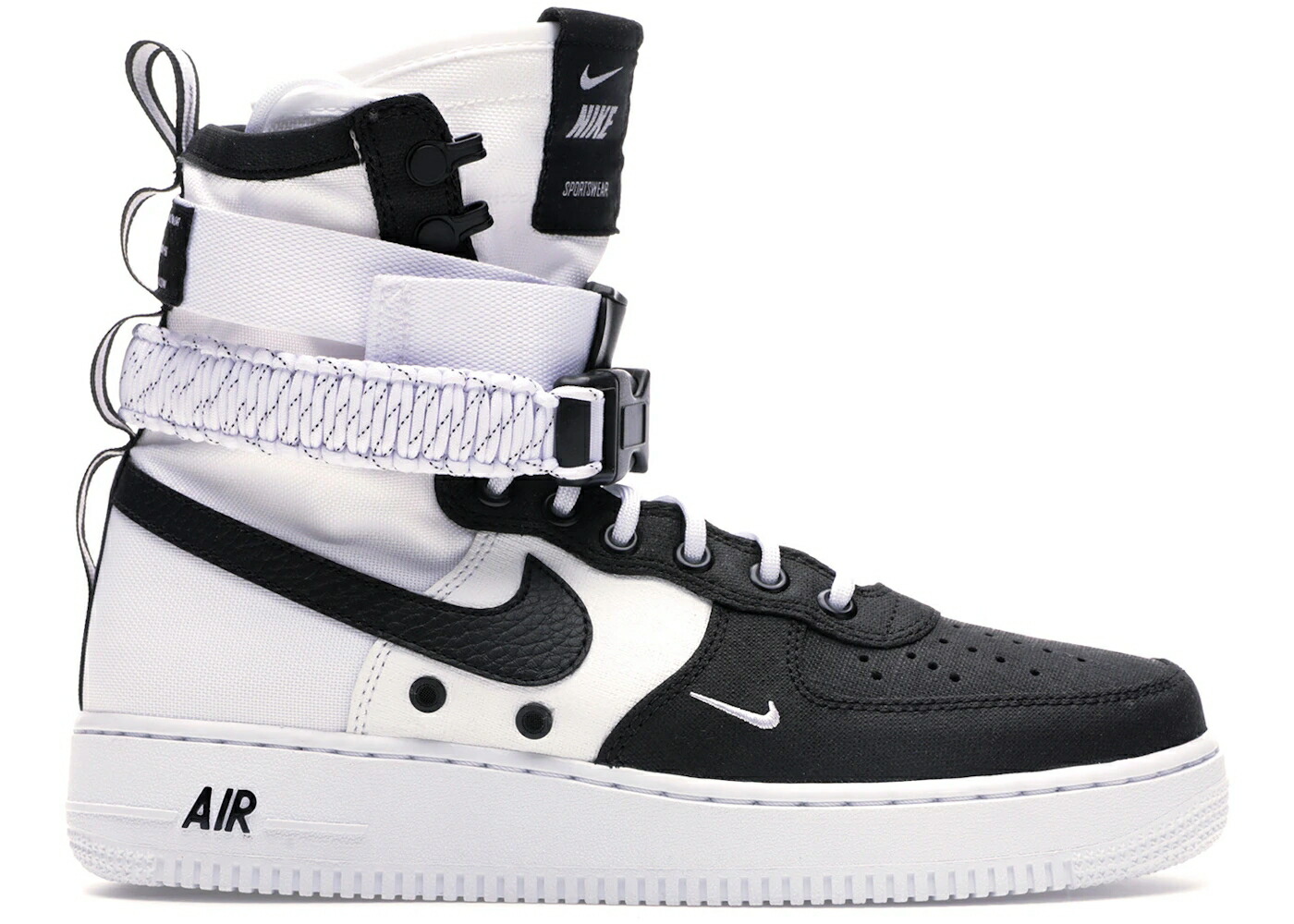ナイキ ハイ 白色 ホワイト 黒色 ブラック エアフォース スニーカー メンズ NIKE SF AIR FORCE 1 HIGH PANDA / WHITE WHITE BLACK