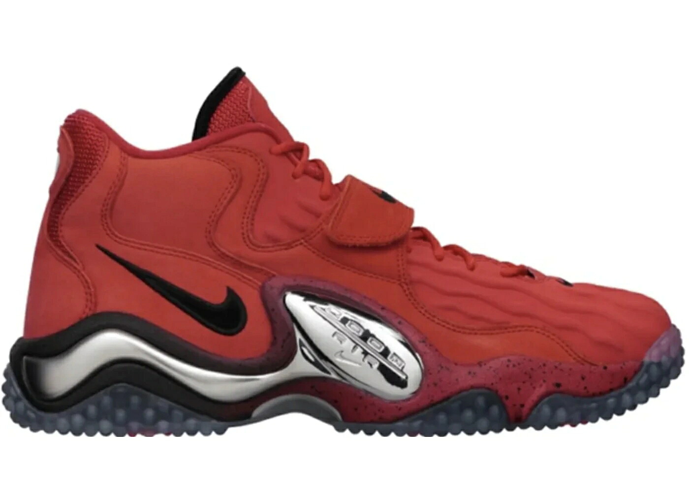 ナイキ ズーム ターフ 赤 レッド 黒色 ブラック '97 スニーカー メンズ NIKE AIR ZOOM TURF JET QS CHALLENGE RED / CHALLENGE RED BLACK｜スニケス