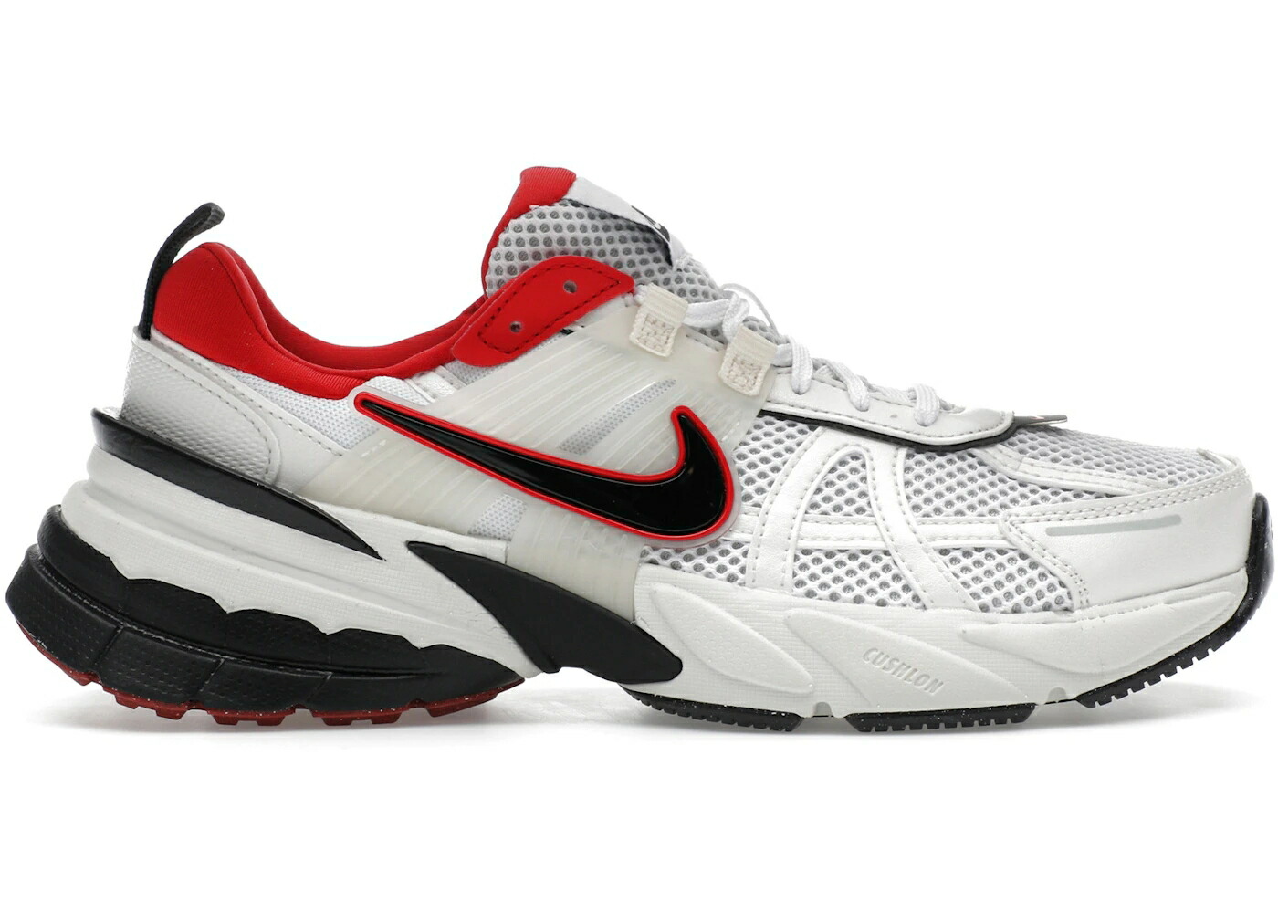 ナイキ ラン 白色 ホワイト 赤 レッド スニーカー メンズ NIKE V2K RUN METALLIC WHITE UNIVERSITY RED / METALLIC SUMMIT WHITE UNIVERSITY