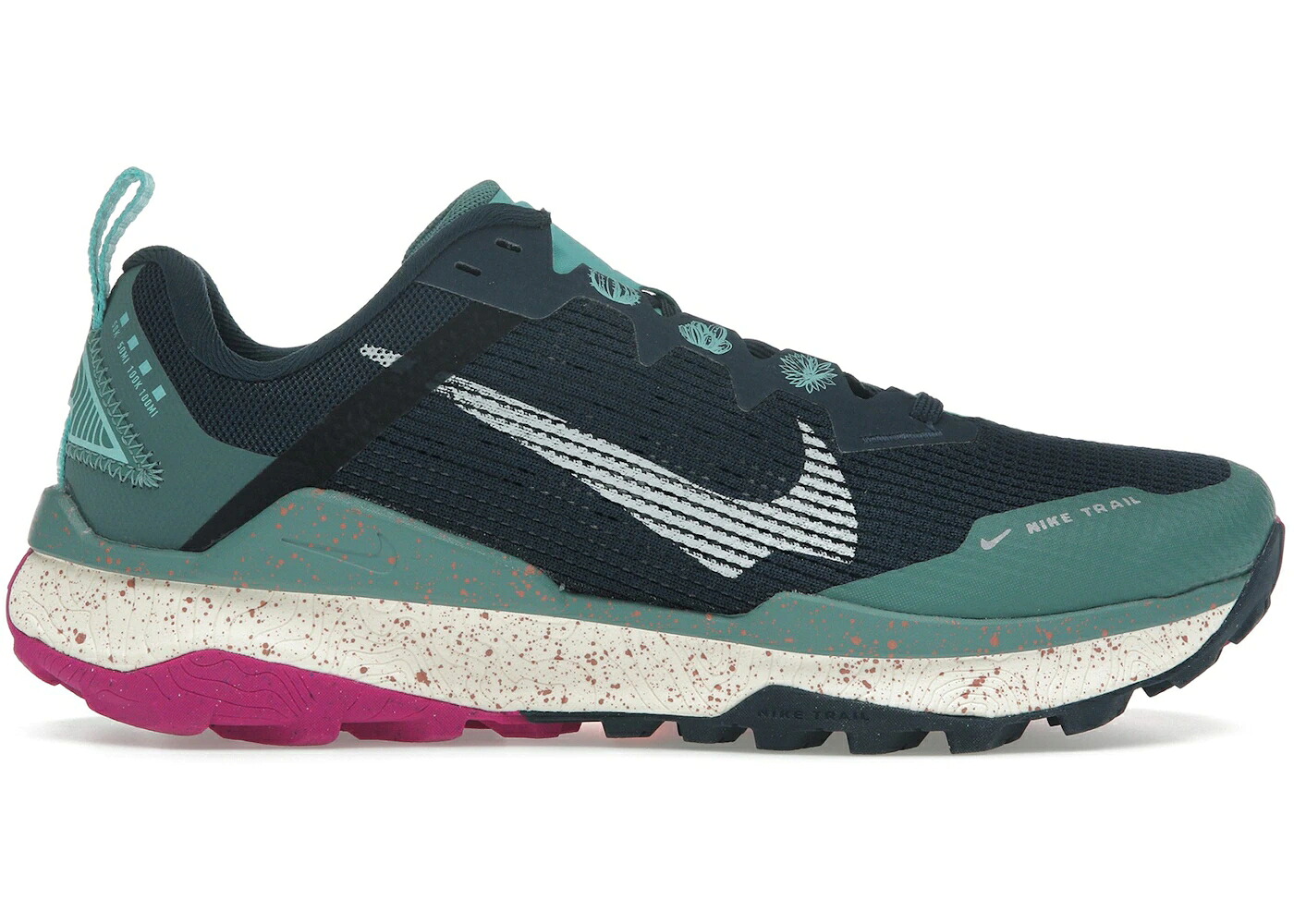 ナイキ 紺色 米国海軍 緑 緑であること 象牙色 スニーカー メンズ NIKE WILDHORSE 8 ARMORY NAVY BICOASTAL GREEN FROST PALE IVORY / ARMORY NAVY BICOASTAL GREEN