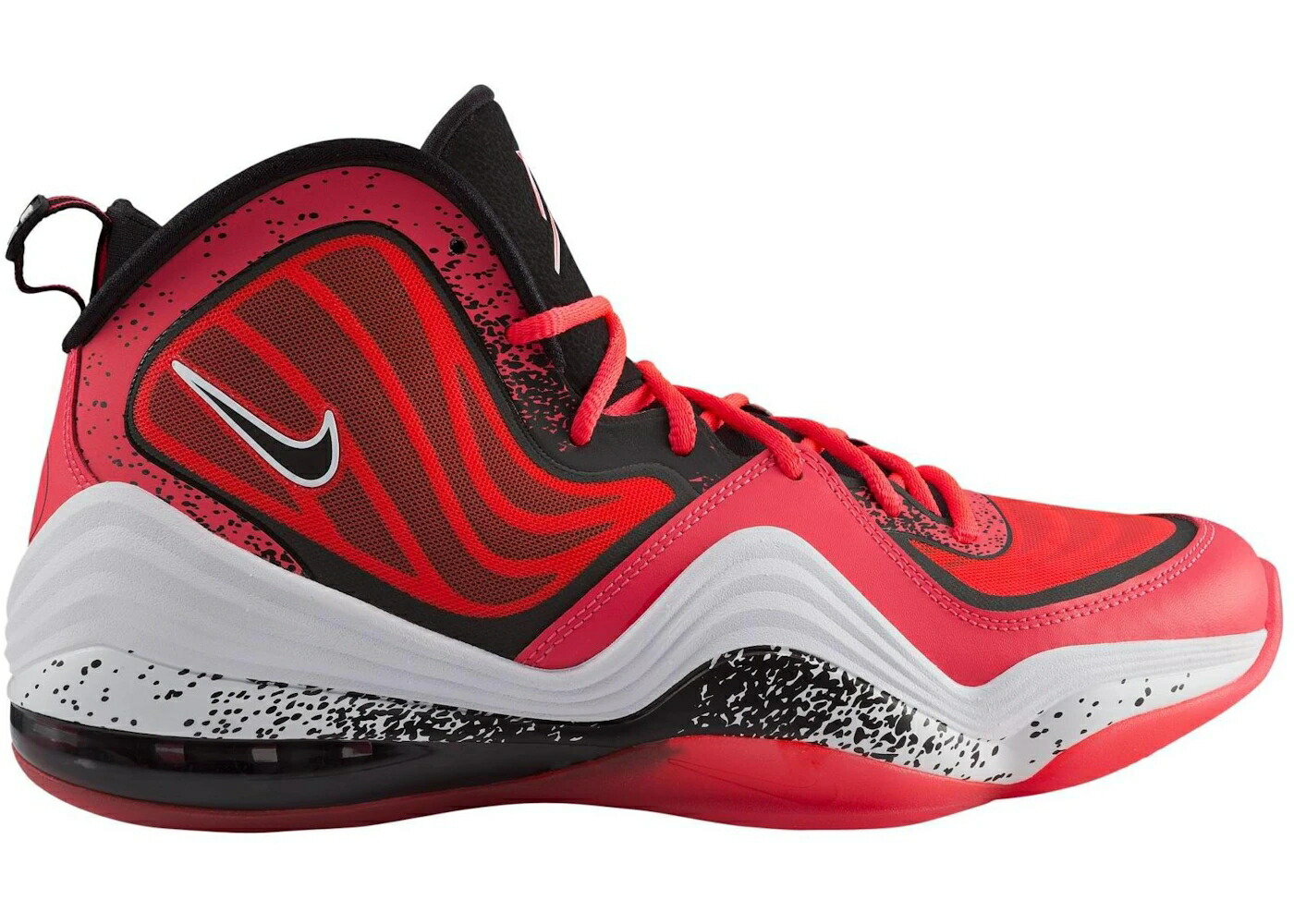 ナイキ ペニー 赤 レッド 黒色 ブラック 白色 ホワイト LIL' スニーカー メンズ NIKE PENNY V / ATOMIC RED BLACK WHITE