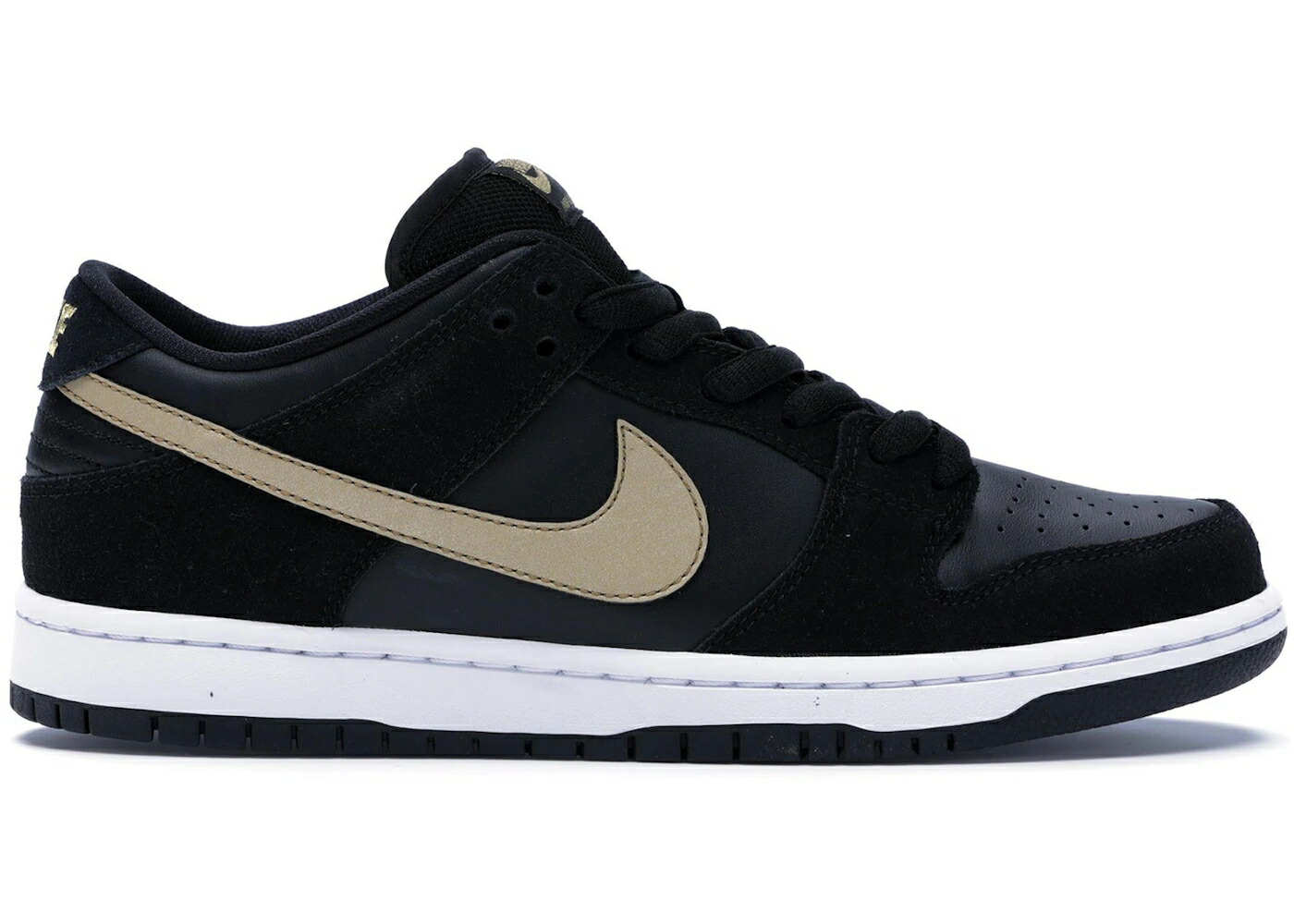 ナイキ エスビー ダンク 黒色 ブラック ゴールド 白色 ホワイト ダンクロー スニーカー メンズ NIKE SB DUNK LOW TAKASHI (2018) / BLACK METALLIC GOLD WHITE