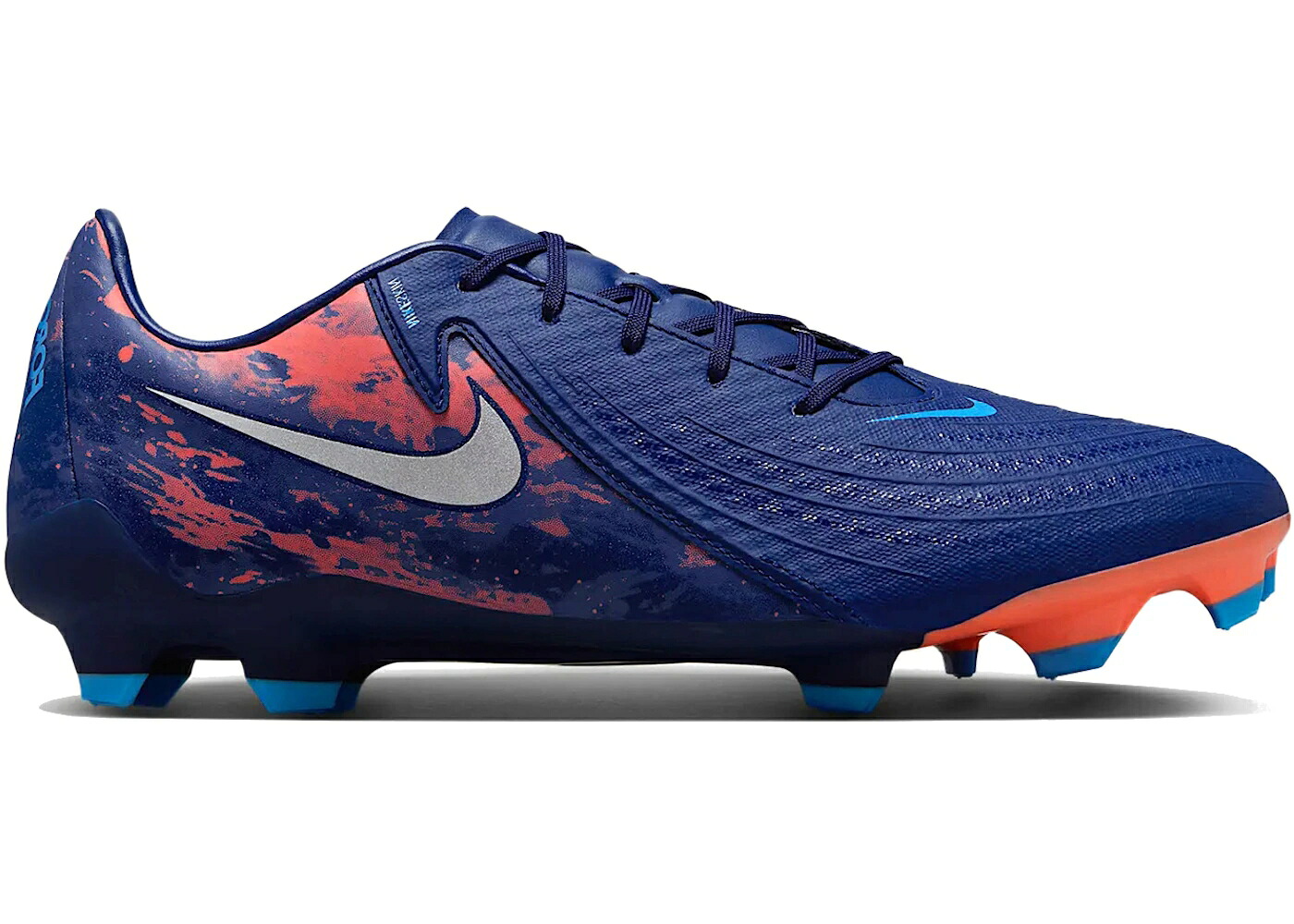 ナイキ 翰林院 青味 青み スニーカー メンズ NIKE PHANTOM GX 2 ACADEMY MG ERLING HAALAND FORCE9 BLUE VOID / BLUE VOID CHROME