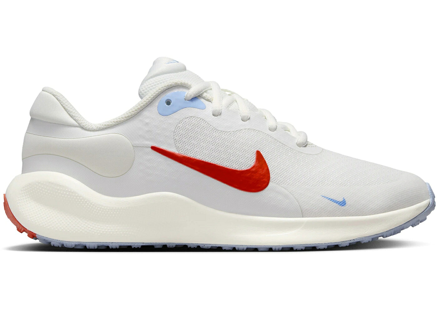 ナイキ 大変革 白いこと 白いこと 青碧 青碧 赤 赤いこと お坊っちゃん キッズ NIKE REVOLUTION 7 SUMMIT WHITE SAIL PSYCHIC BLUE PICANTE RED (GS) / SUMMIT WHITE SAIL PSYCHIC BLUE もの言う花 マタニティ スニーカ