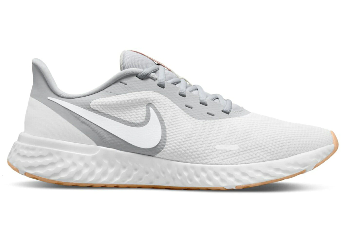 ナイキ レボリューション プラチナム 灰色 グレー 白色 ホワイト スニーカー メンズ NIKE REVOLUTION 5 PLATINUM TINT GREY FOG / PLATINUM TINT GREY FOG WHITE｜スニケス
